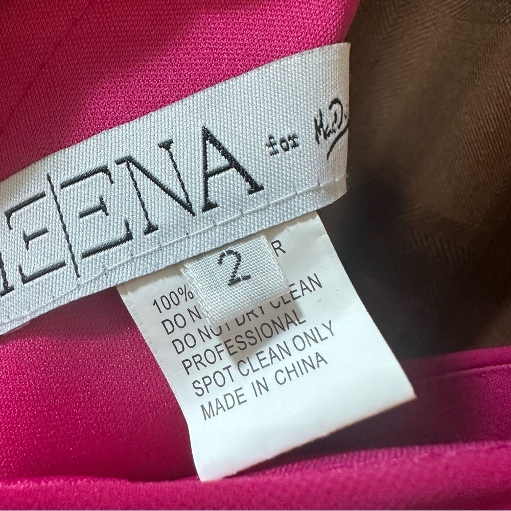 NWOT IEENA for MACDUGGAL 70200 SPAGHETTI STRAP FAUX WRAP DRESS reg $238 - Picture 7 of 7